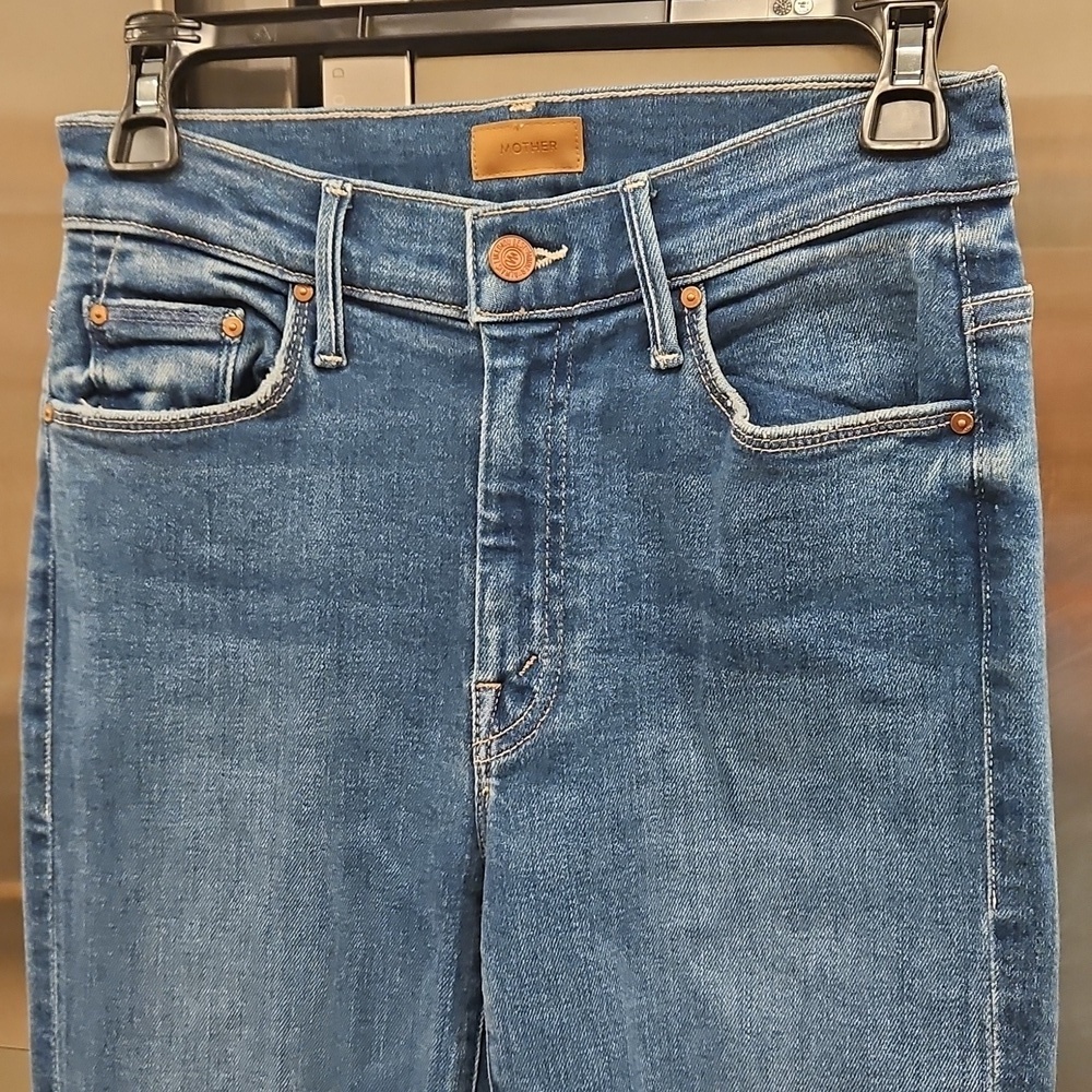 💕MOTHER💕 The Weekender Mid-Rise Flare Jeans ~ Layover 26 NWT - Picture 14 of 17